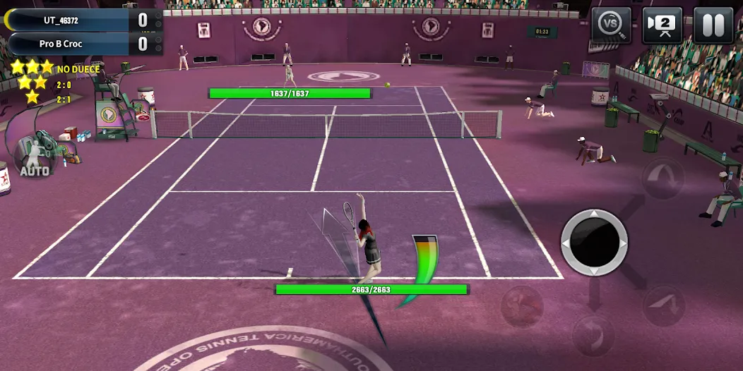 Ultimate Tennis: 3D online spo (Ультимейт Теннис) [МОД Бесконечные монеты] APK Android Screenshot 5