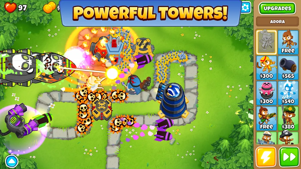Bloons TD 6 (Блунс ТД 6) [МОД Все открыто] APK Android Screenshot 2