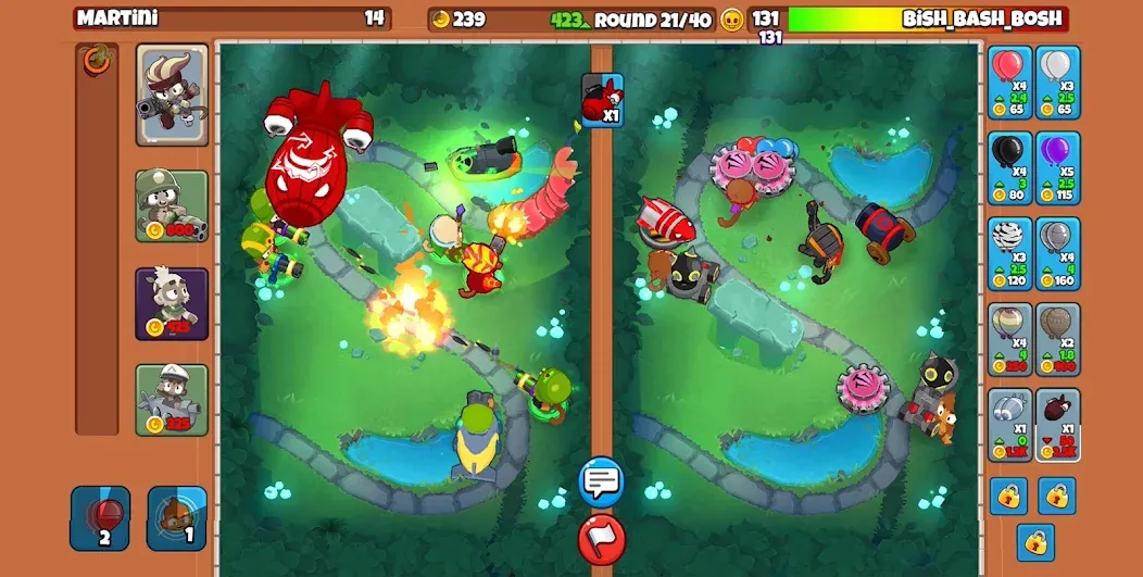 Bloons TD Battles 2 (Блунс ТД Батлс 2) [МОД Бесконечные монеты] APK Android Screenshot 2