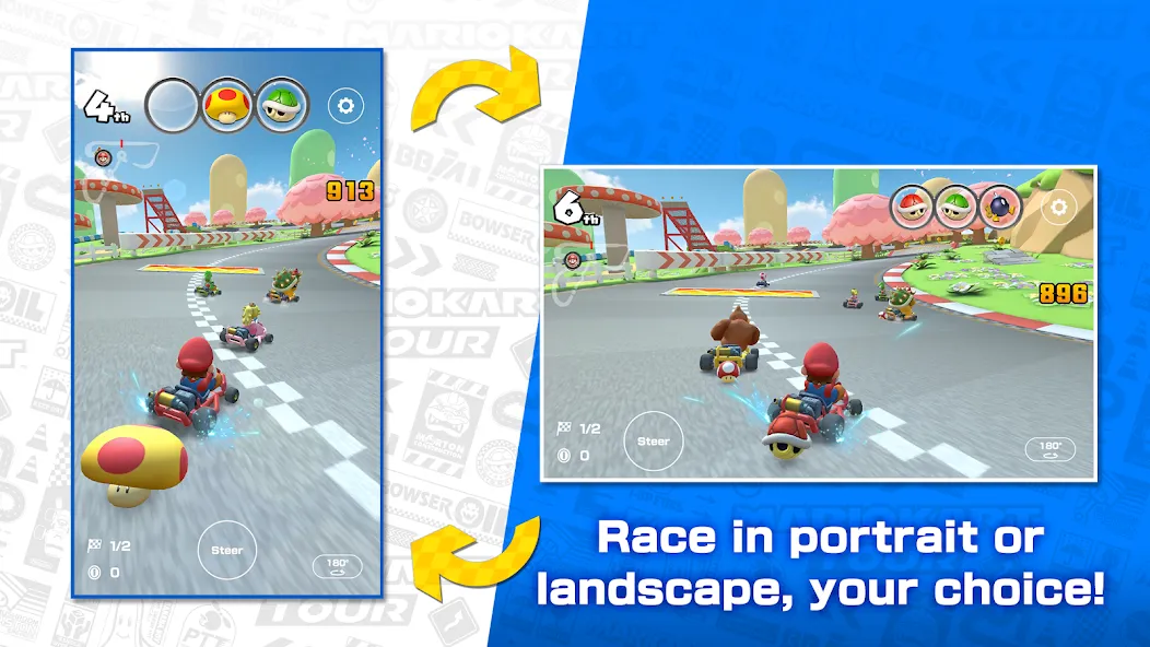 Mario Kart Tour (Марио Карт Тур) [МОД Все открыто] APK Android Screenshot 3
