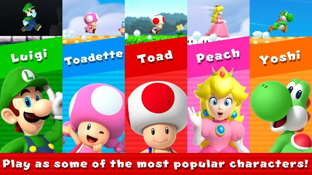 Super Mario Run (упер Марио Ран) [МОД Unlocked] APK Android Screenshot 3