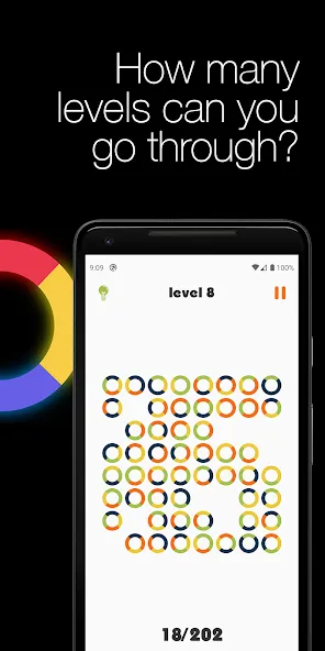 Logic circles. Puzzle game. [МОД Unlocked] APK Android Screenshot 4