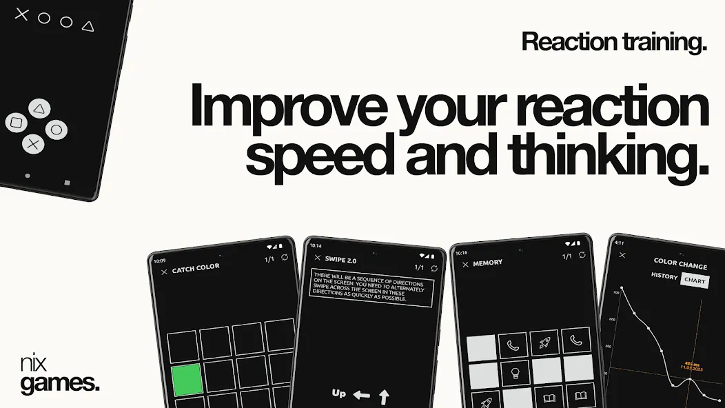 Reaction training [МОД Все открыто] APK Android Screenshot 1