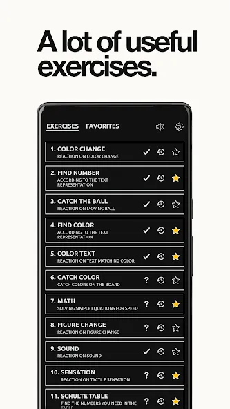 Reaction training [МОД Все открыто] APK Android Screenshot 2