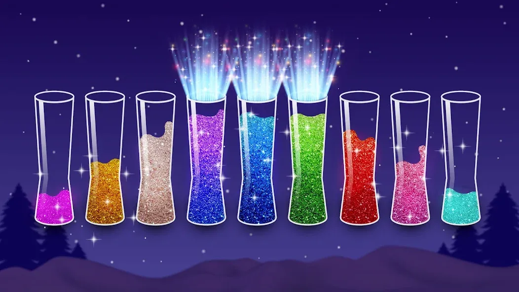 Color Water Sort Wooden Puzzle (Цвет воды Сорт Вуди Пазл) [МОД Много денег] APK Android Screenshot 2