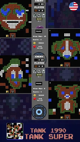 Tank 1990: Battle City Tank [МОД Unlocked] APK Android Screenshot 3