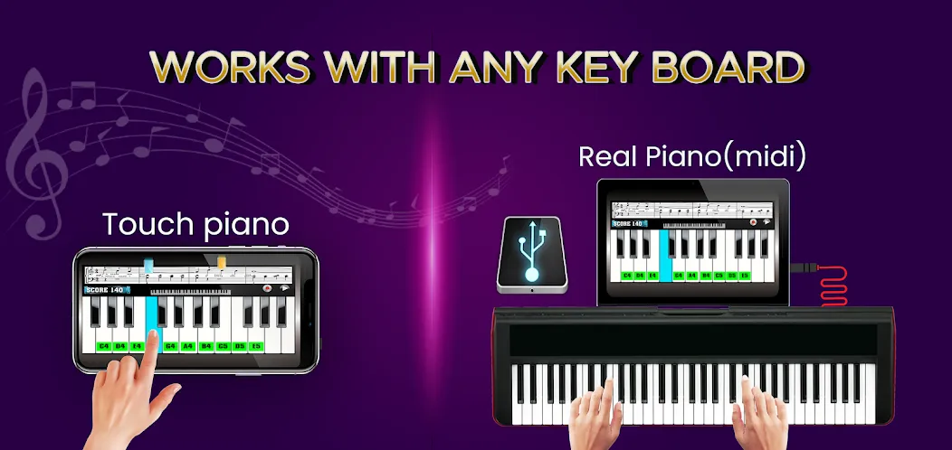 Real Piano Teacher [МОД Все открыто] APK Android Screenshot 5