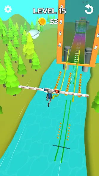 Stunt Rails (тант Рэйлз) [МОД Mega Pack] APK Android Screenshot 2
