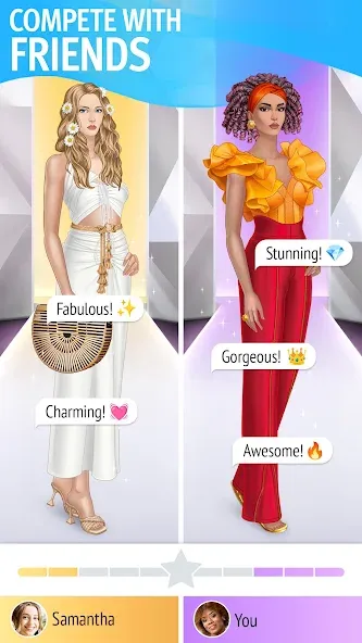 Pocket Styler: Fashion Stars (Покет Стайлер) [МОД Все открыто] APK Android Screenshot 1