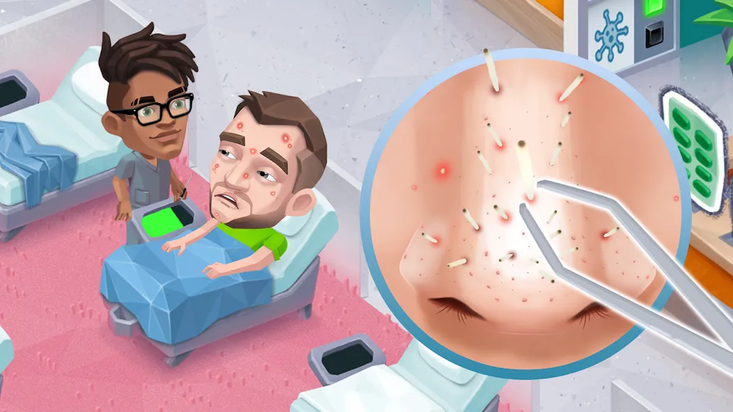 Happy Clinic: Hospital Game [МОД Бесконечные монеты] APK Android Screenshot 3