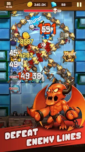 Monster Breaker Hero (Монстер Брейкер Герой) [МОД Много денег] APK Android Screenshot 3