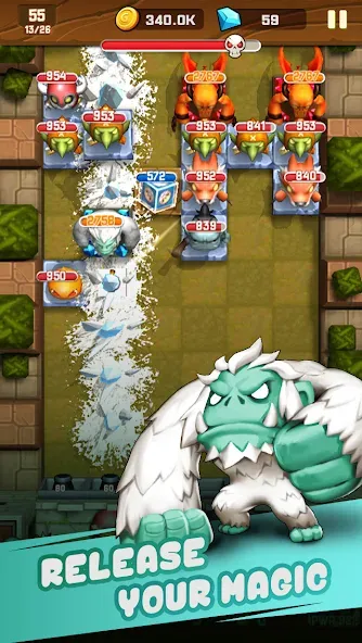 Monster Breaker Hero (Монстер Брейкер Герой) [МОД Много денег] APK Android Screenshot 4