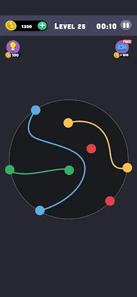 Same Color: Connect Two Dots (Сейм Колор Дот) [МОД Меню] APK Android Screenshot 1