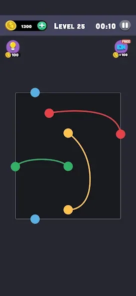 Same Color: Connect Two Dots (Сейм Колор Дот) [МОД Меню] APK Android Screenshot 2