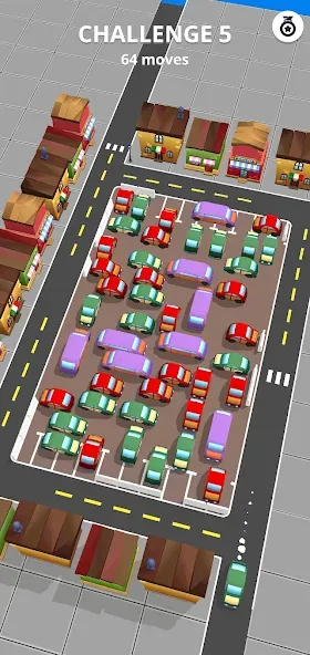 Car Parking Jam 3D: Move it! [МОД Много денег] APK Android Screenshot 2