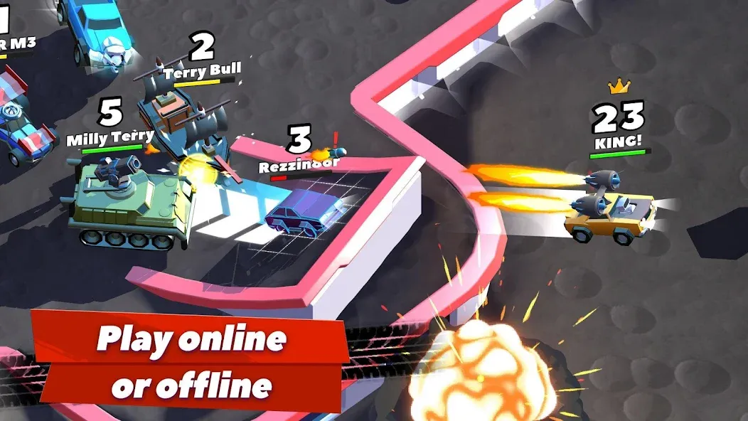 Crash of Cars (Краш оф Карс) [МОД Все открыто] APK Android Screenshot 5