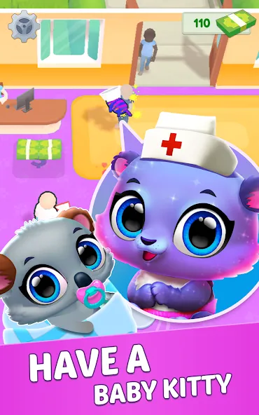 Cute Animals: Pet Doctor (Мрдж Кьют Энималс) [МОД Все открыто] APK Android Screenshot 2