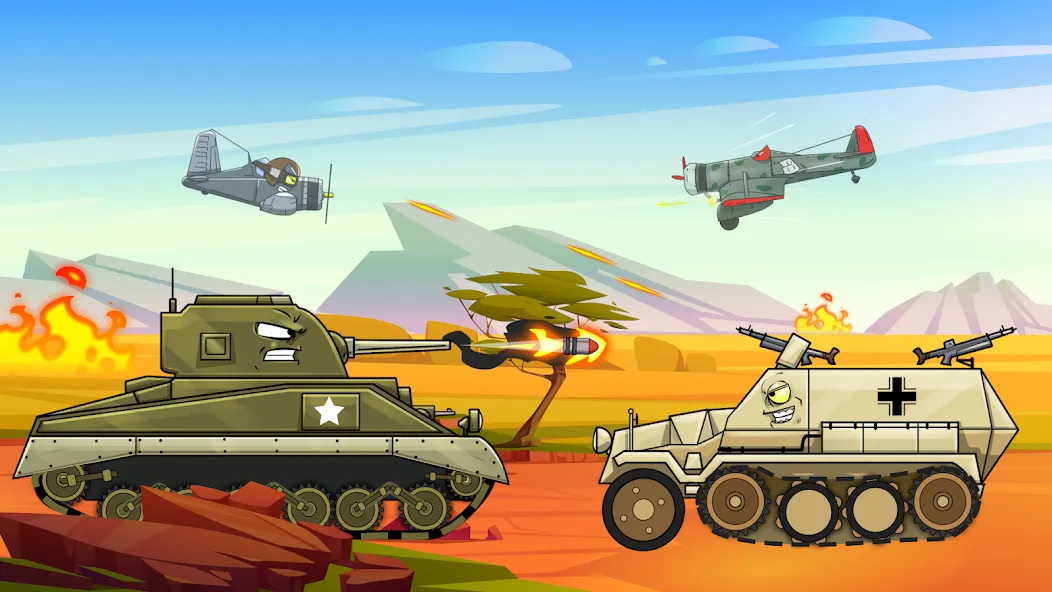 Merge Master Tanks: Tank wars (Мерж Танки) [МОД Mega Pack] APK Android Screenshot 4