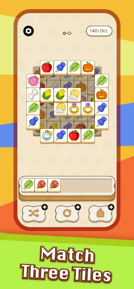 Doggo Go - Meme, Match 3 Tiles (Догго Го) [МОД Все открыто] APK Android Screenshot 3