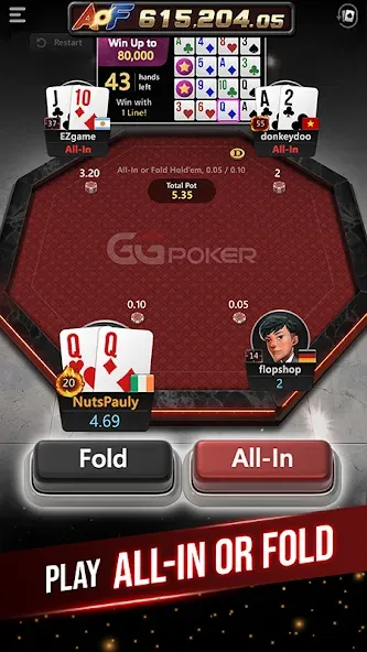 GGPoker UK - Real Online Poker (Покер Великобритания) [МОД Много денег] APK Android Screenshot 5