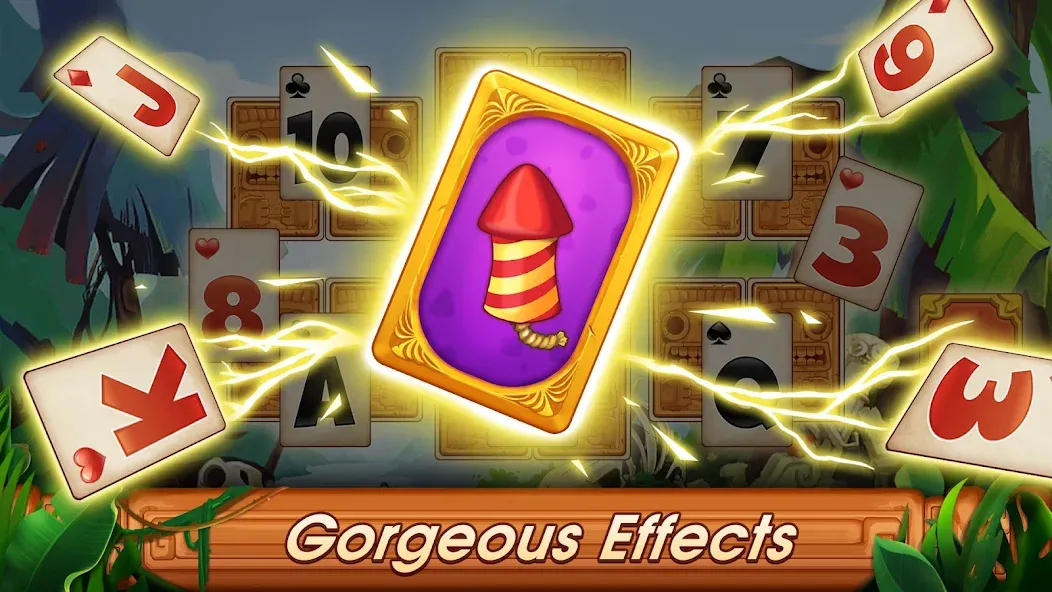 Solitaire Tripeaks: Card Games (Солитер Трипикс) [МОД Mega Pack] APK Android Screenshot 2