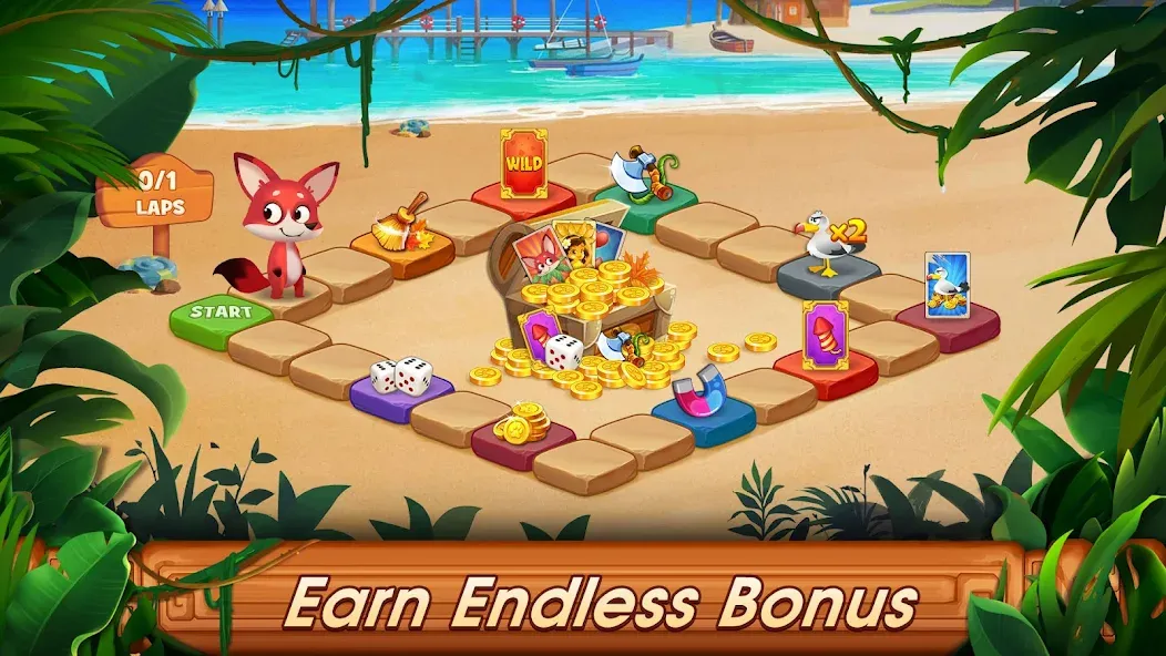 Solitaire Tripeaks: Card Games (Солитер Трипикс) [МОД Mega Pack] APK Android Screenshot 5