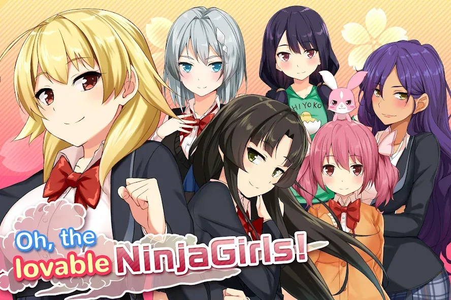 Moe! Ninja Girls/Sexy School [МОД Бесконечные монеты] APK Android Screenshot 3