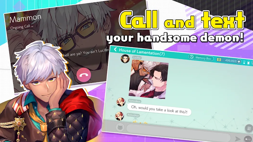 Obey Me! Anime Otome Sim Game [МОД Все открыто] APK Android Screenshot 1