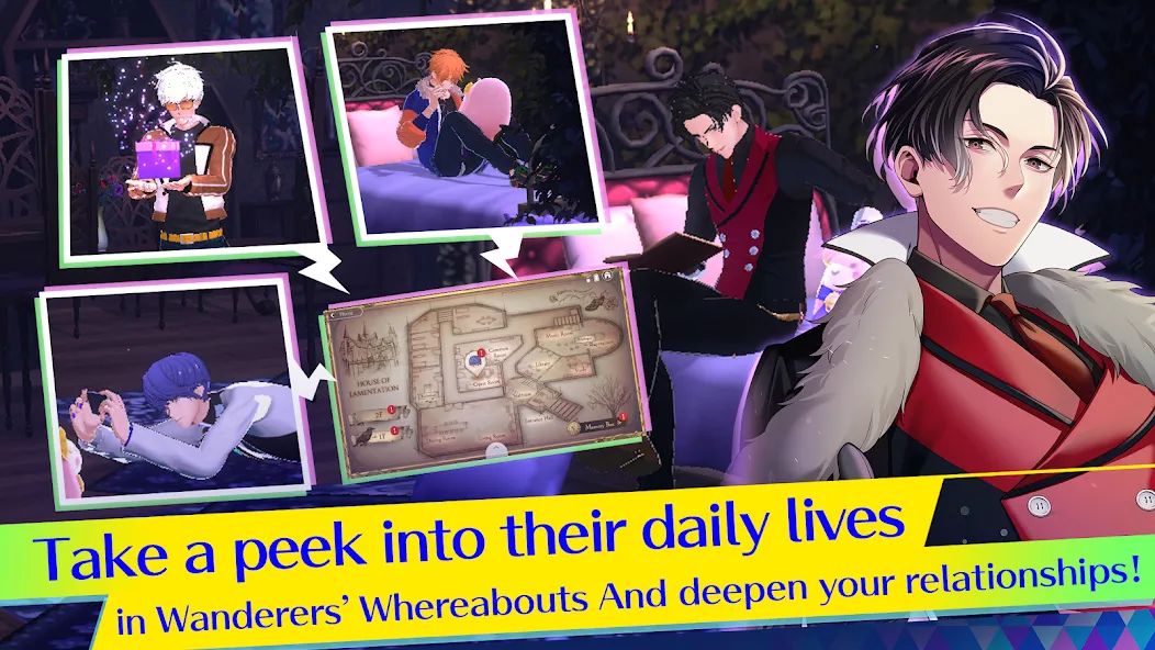 Otome Games Obey Me! NB [МОД Premium] APK Android Screenshot 5