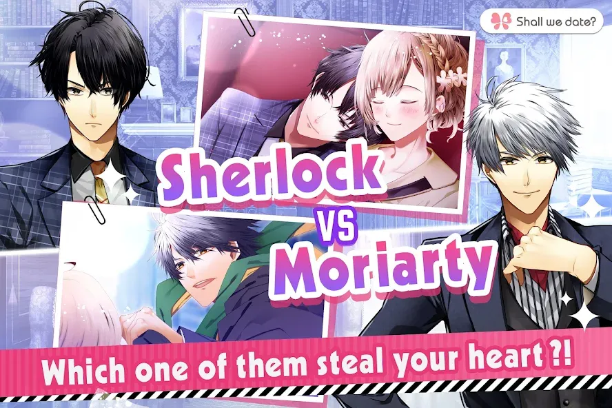 Guard me, Sherlock! - otome [МОД Unlocked] APK Android Screenshot 3