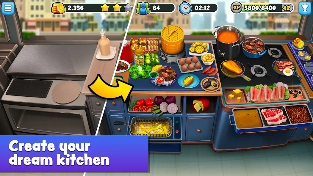 Food Truck Chef™ Cooking Games (Фуд Трак Шеф) [МОД Premium] APK Android Screenshot 3