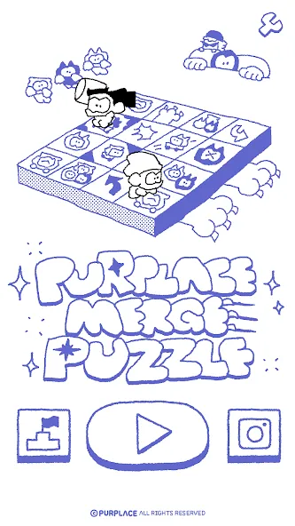 PURPLACE Merge Puzzle (Парплейс Мрдж Паззл) [МОД Все открыто] APK Android Screenshot 1