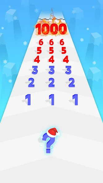 Number Merge: Run Master 3D (Намбер Мердж) [МОД Бесконечные монеты] APK Android Screenshot 1