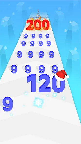 Number Merge: Run Master 3D (Намбер Мердж) [МОД Бесконечные монеты] APK Android Screenshot 2