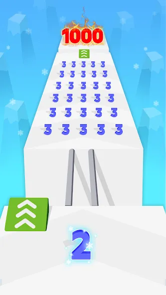 Number Merge: Run Master 3D (Намбер Мердж) [МОД Бесконечные монеты] APK Android Screenshot 4