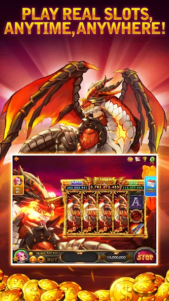 Cash Bay Casino - Slots game (Кэш Бэй Казино) [МОД Меню] APK Android Screenshot 1