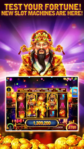 Cash Bay Casino - Slots game (Кэш Бэй Казино) [МОД Меню] APK Android Screenshot 2