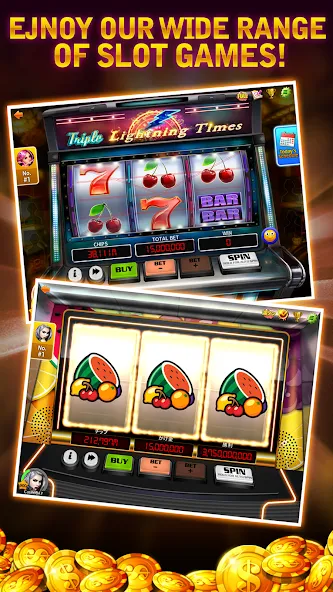 Cash Bay Casino - Slots game (Кэш Бэй Казино) [МОД Меню] APK Android Screenshot 3