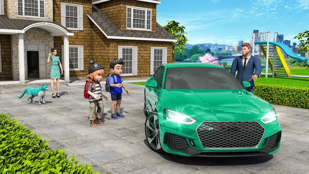 Virtual Mother Simulator 3D (Виртуальные игры богатой материальной жизни) [МОД Меню] APK Android Screenshot 5