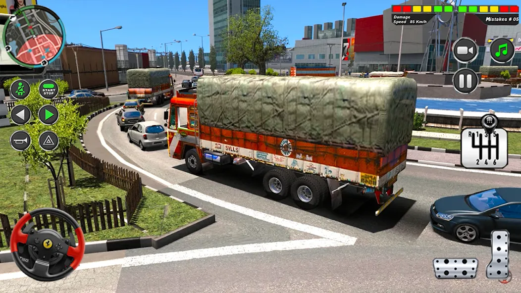 Indian Heavy Truck Delivery 3D [МОД Все открыто] APK Android Screenshot 4