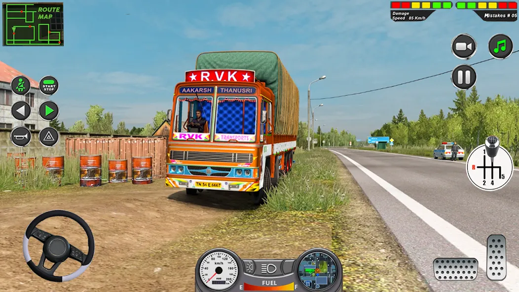 Indian Heavy Truck Delivery 3D [МОД Все открыто] APK Android Screenshot 5