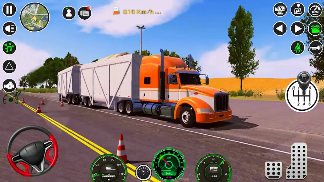 American Cargo City Driving 3D [МОД Много денег] APK Android Screenshot 2