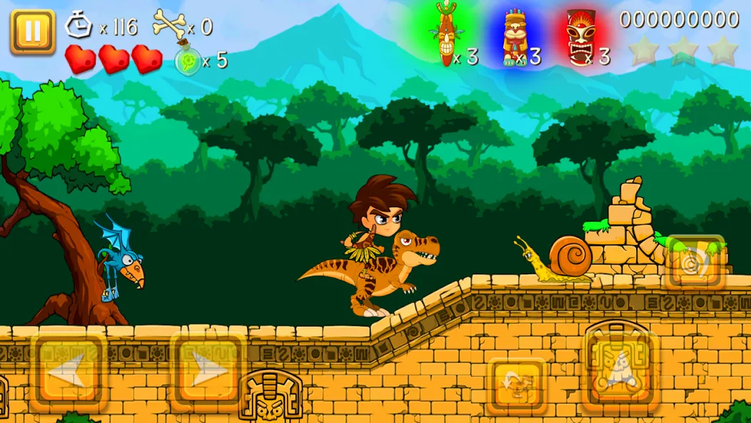 Super Warrior Dino Adventures (Супер Воин Дино Приключения) [МОД Много денег] APK Android Screenshot 3