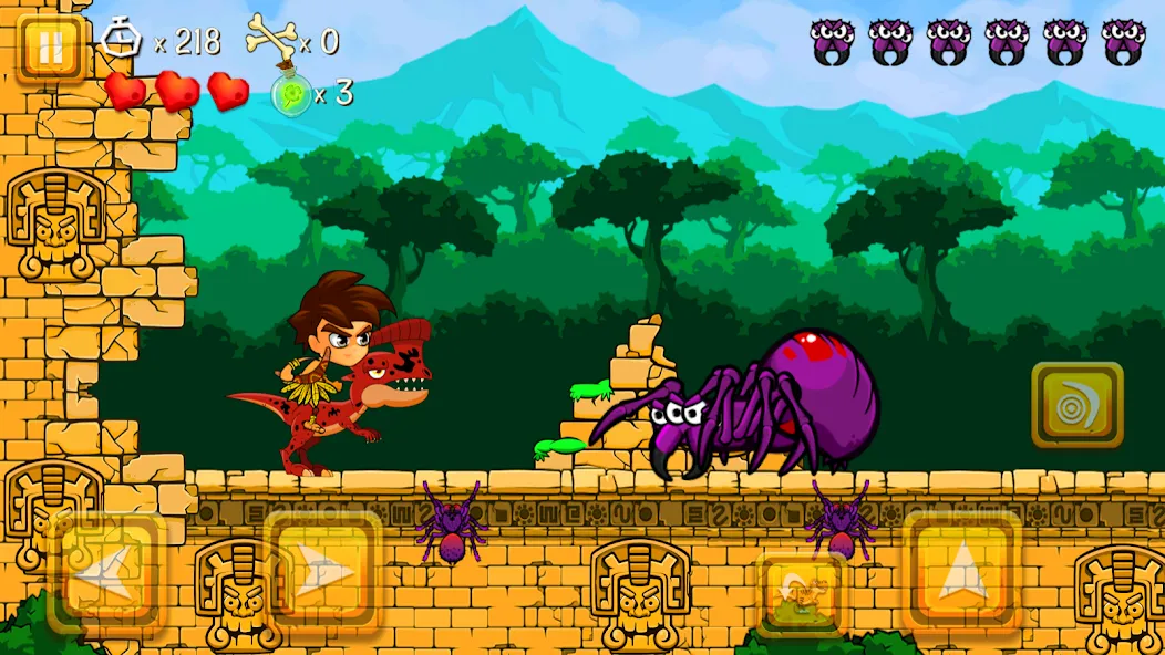 Super Warrior Dino Adventures (Супер Воин Дино Приключения) [МОД Много денег] APK Android Screenshot 5