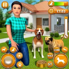 Pet Dog Family Adventure Games [МОД Mega Pack] APK Android
