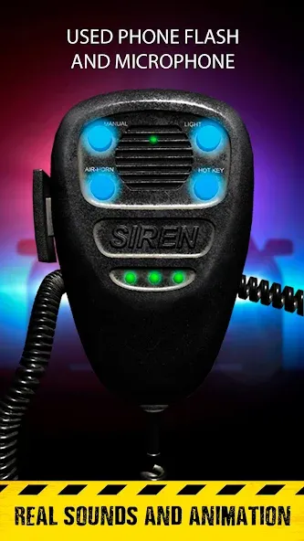 Siren sounds set: siren system [МОД Меню] APK Android Screenshot 2