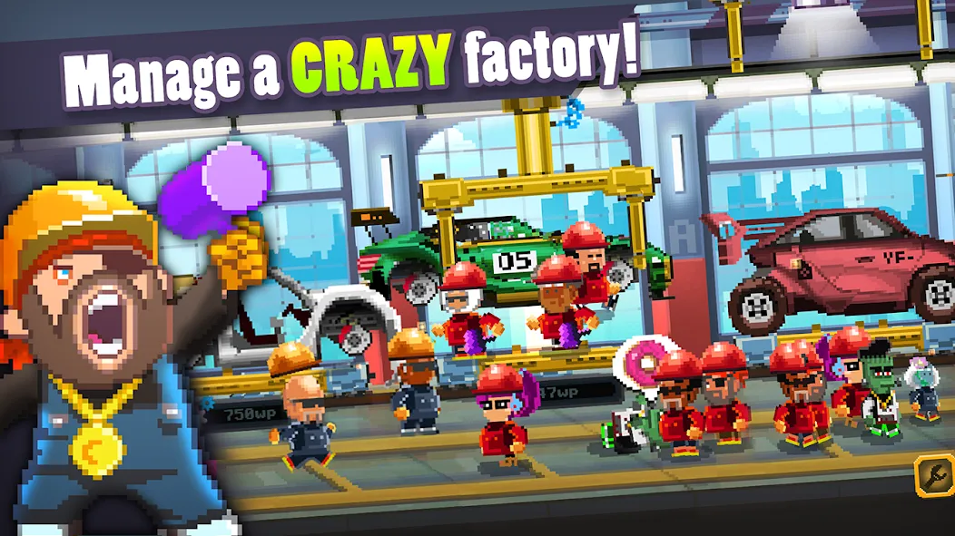 Motor World Car Factory (Мотор Ворлд Кар Фактори) [МОД Mega Pack] APK Android Screenshot 1