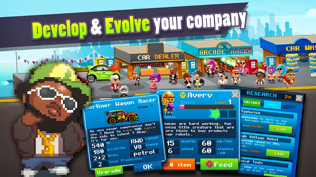 Motor World Car Factory (Мотор Ворлд Кар Фактори) [МОД Mega Pack] APK Android Screenshot 4
