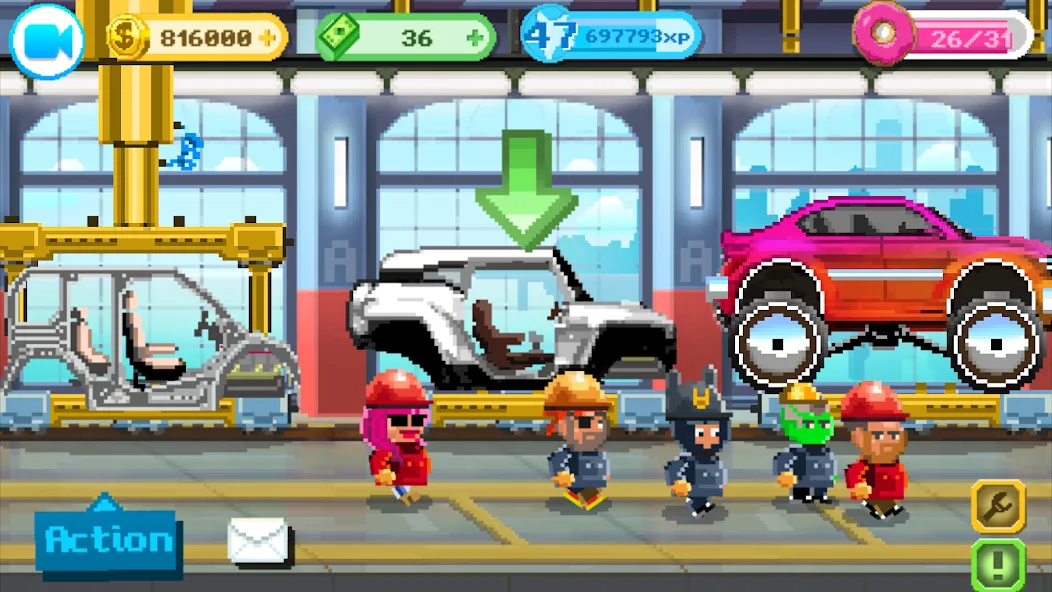 Motor World Car Factory (Мотор Ворлд Кар Фактори) [МОД Mega Pack] APK Android Screenshot 5
