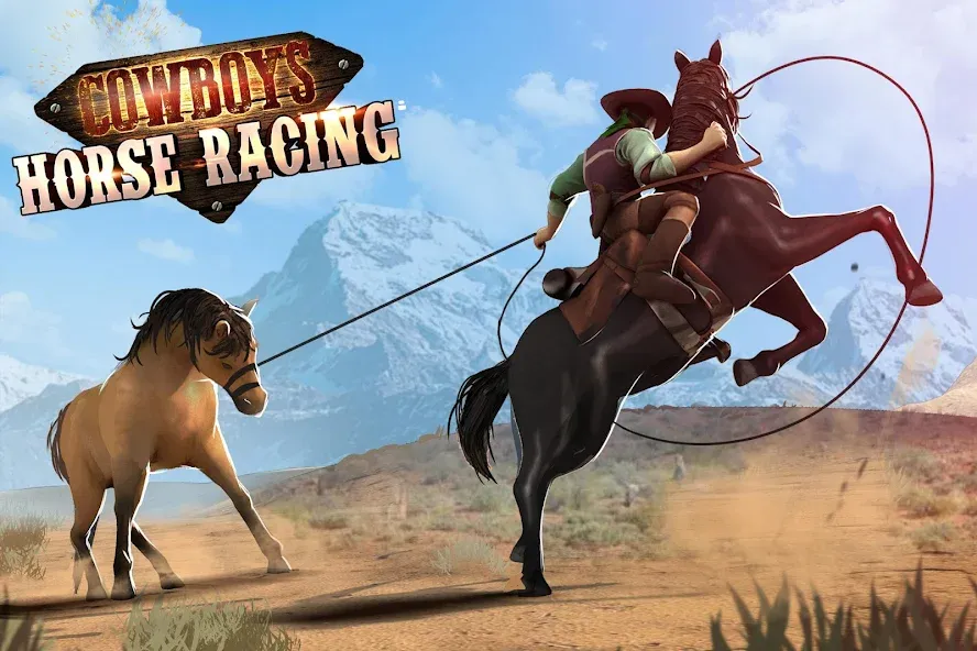 Cowboys Horse Racing Derby [МОД Mega Pack] APK Android Screenshot 1